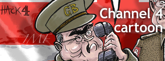  Dad's Army with Gordon Brown and Alastair Darling in the recession © Matt Buck Hack Cartoons