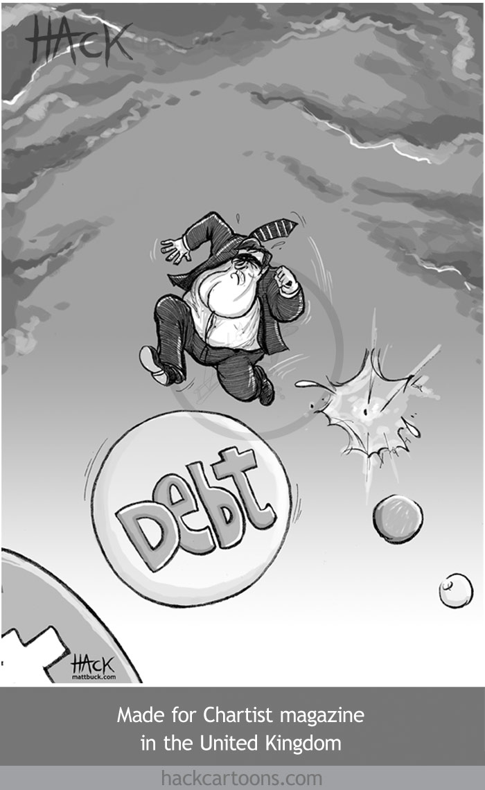 Gordon Brown, national debt, individual debt, debt bubbles, credit card debts
