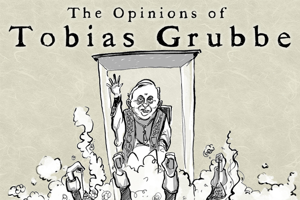 Tobias Grubbe animated news and political cartoon from the Uk © Michael Cross and Matthew Buck Hack Cartoons
