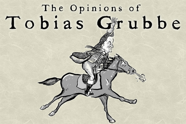 Tobias Grubbe animated news and political cartoon © Michael Cross and Matthew Buck Hack Cartoons