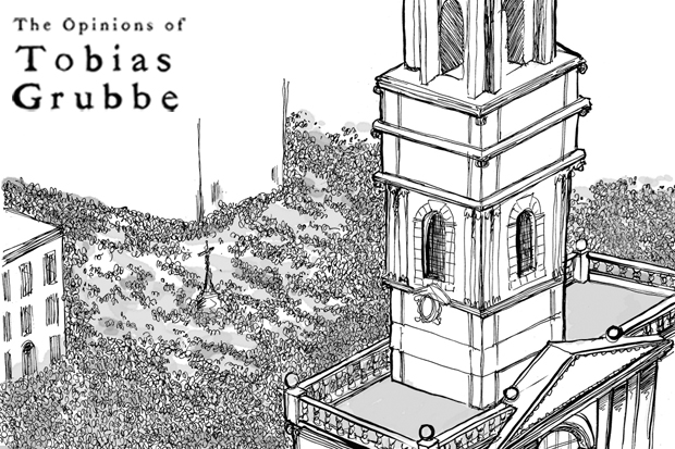Tobias Grubbe animated news cartoon- Episode 74 © Michael Cross and Matthew Buck Hack Cartoons
