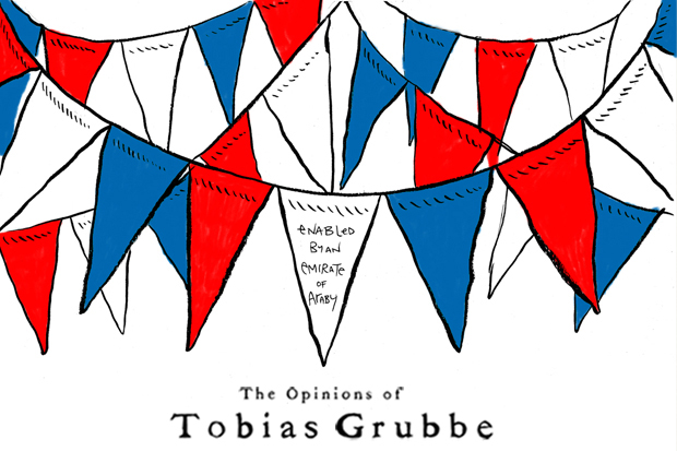 Cartoon: The Opinions of Tobias Grubbe - Episode 100 7th May 1712 © Michael Cross and Matthew Buck Hack Cartoons