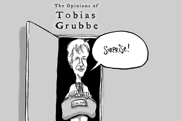 Cartoon: The Opinions of Tobas Grubbe 25th June 2012 Episode 105 © Michael Cross and Matthew Buck Hack Cartoons