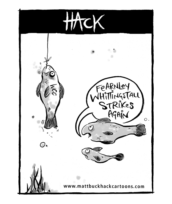 Cartoon_Winchester_River_Cafe_Canteen_protest © Matthew Buck Hack Cartoons for Hampshire Chronicle
