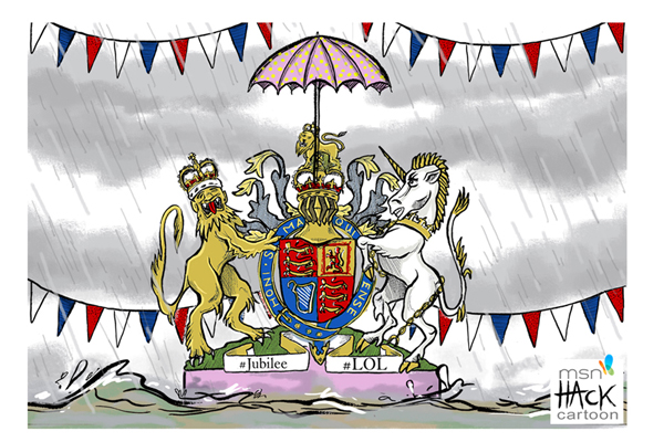 Hack Cartoon 18: The Royal Jubilee © Matthew Buck Hack Cartoons