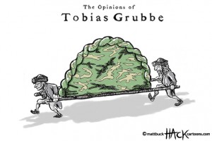 Cartoon_Pasty_tax_and_the_politics-of-food © Matthew Buck hack cartoons for tobiasgrubbe.com